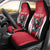 Custom Austria Football Car Seat Cover Das Team With Eagle Mascot - Wonder Print Shop