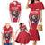 Custom Austria Football Family Matching Mermaid Dress and Hawaiian Shirt Das Team With Eagle Mascot - Wonder Print Shop