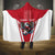 Custom Austria Football Hooded Blanket Das Team With Eagle Mascot