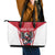 Custom Austria Football Leather Tote Bag Das Team With Eagle Mascot - Wonder Print Shop