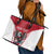 Custom Austria Football Leather Tote Bag Das Team With Eagle Mascot - Wonder Print Shop