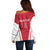 Custom Austria Football Off Shoulder Sweater Das Team With Eagle Mascot