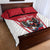 Custom Austria Football Quilt Bed Set Das Team With Eagle Mascot - Wonder Print Shop