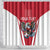 Custom Austria Football Shower Curtain Das Team With Eagle Mascot