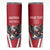 Custom Austria Football Skinny Tumbler Das Team With Eagle Mascot