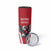 Custom Austria Football Skinny Tumbler Das Team With Eagle Mascot