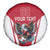 Custom Austria Football Spare Tire Cover Das Team With Eagle Mascot - Wonder Print Shop