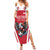 Custom Austria Football Summer Maxi Dress Das Team With Eagle Mascot - Wonder Print Shop