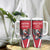 Custom Austria Football Tumbler With Handle Das Team With Eagle Mascot