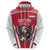 Custom Austria Football Zip Hoodie Das Team With Eagle Mascot - Wonder Print Shop