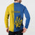 Ukraine Statehood Day 1918 Button Sweatshirt Coat Of Arms With Ukrainian Folk Pattern