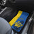 Ukraine Statehood Day 1918 Car Mats Coat Of Arms With Ukrainian Folk Pattern