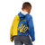 Ukraine Statehood Day 1918 Kid Hoodie Coat Of Arms With Ukrainian Folk Pattern