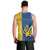 Ukraine Statehood Day 1918 Men Tank Top Coat Of Arms With Ukrainian Folk Pattern