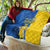 Ukraine Statehood Day 1918 Quilt Coat Of Arms With Ukrainian Folk Pattern