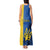 Ukraine Statehood Day 1918 Tank Maxi Dress Coat Of Arms With Ukrainian Folk Pattern