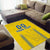 Custom Ukraine Football Area Rug Come On Zbirna Yellow Version