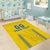 Custom Ukraine Football Area Rug Come On Zbirna Yellow Version