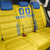 Custom Ukraine Football Back Car Seat Cover Come On Zbirna Yellow Version