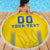 Custom Ukraine Football Beach Blanket Come On Zbirna Yellow Version