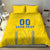 Custom Ukraine Football Bedding Set Come On Zbirna Yellow Version