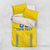 Custom Ukraine Football Bedding Set Come On Zbirna Yellow Version