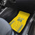 Custom Ukraine Football Car Mats Come On Zbirna Yellow Version