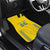 Custom Ukraine Football Car Mats Come On Zbirna Yellow Version