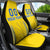 Custom Ukraine Football Car Seat Cover Come On Zbirna Yellow Version