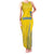 Custom Ukraine Football Family Matching Tank Maxi Dress and Hawaiian Shirt Come On Zbirna Yellow Version