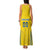 Custom Ukraine Football Family Matching Tank Maxi Dress and Hawaiian Shirt Come On Zbirna Yellow Version