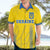 Custom Ukraine Football Hawaiian Shirt Come On Zbirna Yellow Version