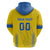 Custom Ukraine Football Hoodie Come On Zbirna Yellow Version