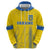 Custom Ukraine Football Hoodie Come On Zbirna Yellow Version