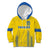 Custom Ukraine Football Kid Hoodie Come On Zbirna Yellow Version