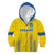 Custom Ukraine Football Kid Hoodie Come On Zbirna Yellow Version