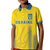 Custom Ukraine Football Kid Polo Shirt Come On Zbirna Yellow Version