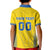 Custom Ukraine Football Kid Polo Shirt Come On Zbirna Yellow Version