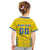 Custom Ukraine Football Kid T Shirt Come On Zbirna Yellow Version