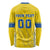 Custom Ukraine Football Long Sleeve Shirt Come On Zbirna Yellow Version