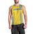 Custom Ukraine Football Men Tank Top Come On Zbirna Yellow Version