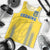 Custom Ukraine Football Men Tank Top Come On Zbirna Yellow Version