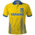 Custom Ukraine Football Polo Shirt Come On Zbirna Yellow Version