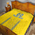 Custom Ukraine Football Quilt Come On Zbirna Yellow Version