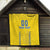 Custom Ukraine Football Quilt Come On Zbirna Yellow Version