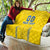 Custom Ukraine Football Quilt Come On Zbirna Yellow Version