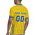 Custom Ukraine Football Rugby Jersey Come On Zbirna Yellow Version