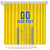 Custom Ukraine Football Shower Curtain Come On Zbirna Yellow Version