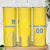 Custom Ukraine Football Skinny Tumbler Come On Zbirna Yellow Version