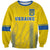 Custom Ukraine Football Sweatshirt Come On Zbirna Yellow Version